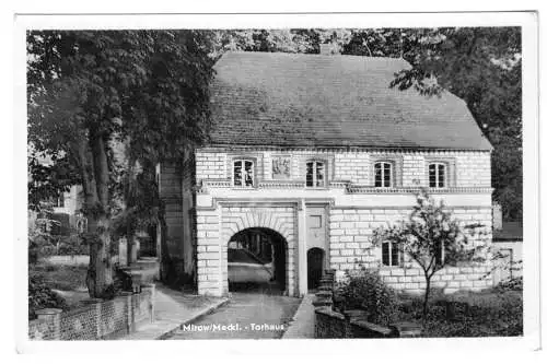 AK, Mirow Meckl., Torhaus, 1958