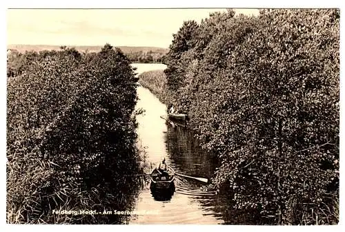 AK, Feldberg Meckl., Am Seerosenkanal, 1961