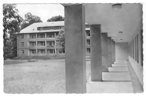 AK, Karlsburg Kr. Greifswald, Diabetikerheim, Innenhof, 1958
