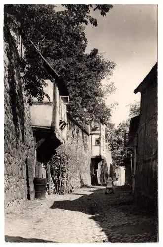 AK, Neubrandenburg, Stadtmauer mit Wiekhäusern, 1958