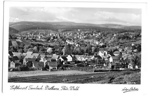 AK, Luftkurort Tambach-Dietharz Thür. Wald, Teilansicht, 1957