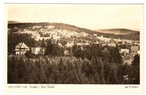 AK, Oberhof Thür. Wald, Teilansicht, 1952