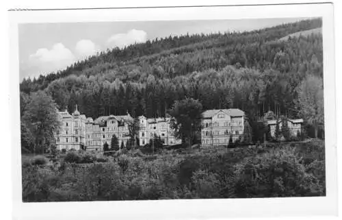 AK, Friedrichroda Thür., Blick zur Büchig-Promenade, 1954