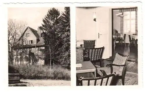 AK, Feldberg Meckl., FDGB-Heim "Haus Holst", zwei Abb., 1962