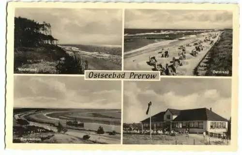 AK, Ostseebad Prerow, vier Abb., 1960