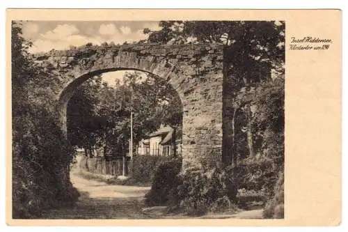 AK, Kloster auf Hiddensee, Klostertor, 1951