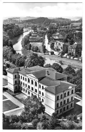 AK, Penig i. Sa., Blick vom Kirchturm, 1967