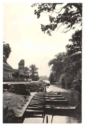 AK, Mirow Meckl., Bootsausleihstation, 1968