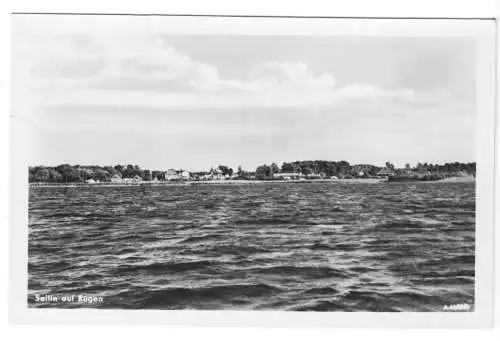 AK, Sellin auf Rügen, Ansicht von der Seeseite, 1953