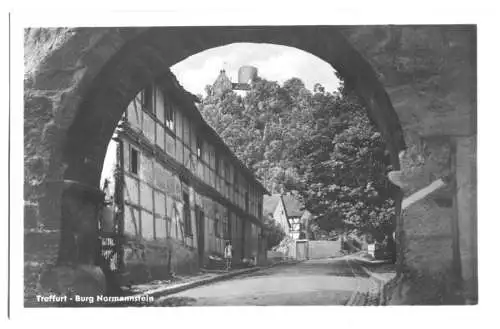 AK, Treffurt, Burg Normannstein, 1955