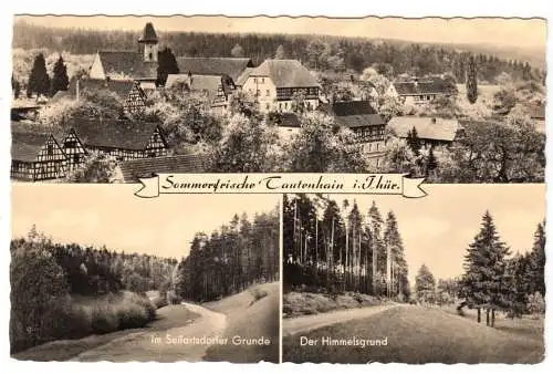 AK, Tautenhain Thür., drei Abb., 1959