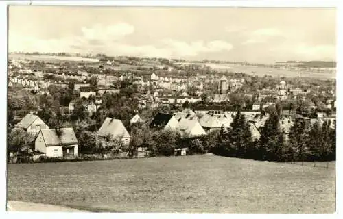 AK, Auerbach Vogtl., Gesamtansicht, 1958