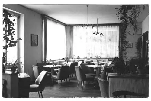AK, Neuglobsow Kr. Gransee, FDGB-Heim Haus Waldfrieden, Milchbar, 1961