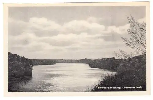 AK, Feldberg Meckl., Blick über den Schmalen Luzin, 1952