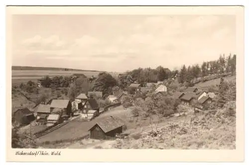 AK, Wickersdorf Thür. Wald, Teilansicht, 1956