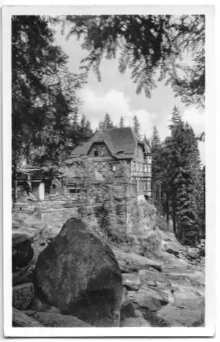 AK, Wernigerode Harz, Hotel Steinerne Renne, 1956