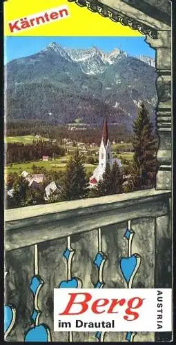Prospekt, Berg Drautal, Kärnten, ca. 1975