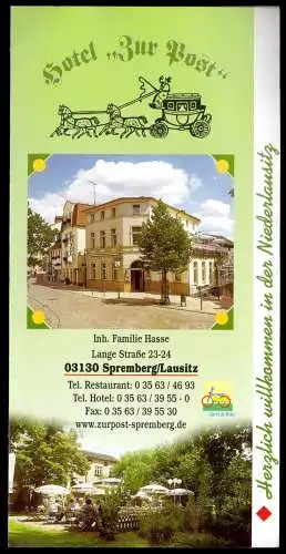 Prospekt, Spremberg, Hotel "Zur Post", um 2005