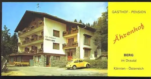 Prospekt, Berg Drautal, Kärnten, Gasthof Ährenhof, 1979