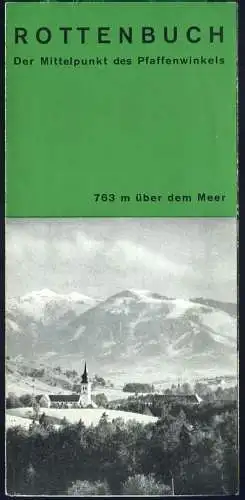 Prospekt, Rottenbuch, Bayern, ca. 1979