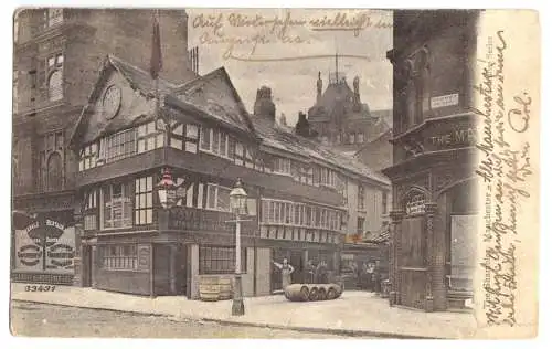 AK, Manchester, The Shambles, 1907