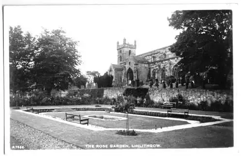 AK, Linlithgow, Scotland, The Rose Garden, 1969