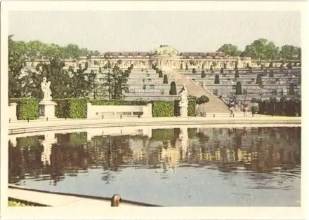 AK, Potsdam Sanssouci, Reichenbach, früher Farbdruck