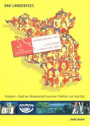 AK, Potsdam, Landesfest  "Brandenburg-Tag" Sept. 2003