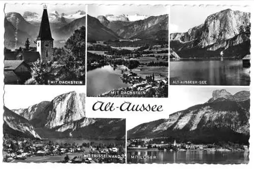 AK, Alt-Ausee, fünf Abb., 1957