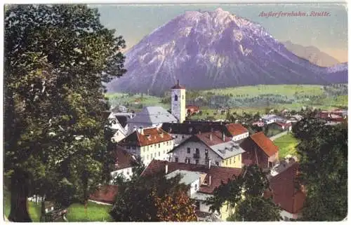 AK, Reutte Außerfernbahn, Teilansicht, ca. 1925