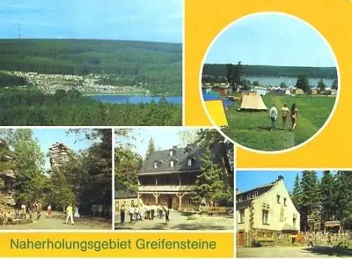 AK, Ehrenfriedersdorf Greifensteine, 5 Abb., 1988