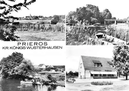 AK, Prieros Kr. Königs Wusterhausen, vier Abb., 1979