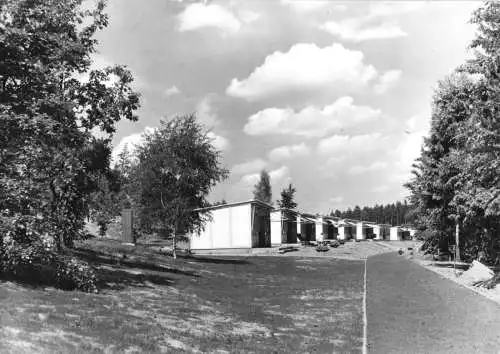 AK, Klink Kr. Waren Müritz, FDGB-Urlaubersiedlung, Bungalows, 1968