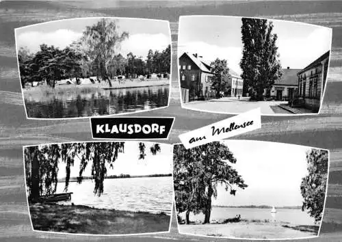 AK, Klausdorf Kr. Zossen, vier Abb., gestaltet, 1968
