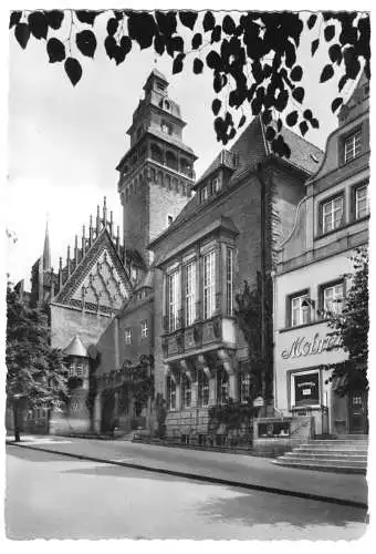 AK, Zeitz, Partie am Rathaus, 1964