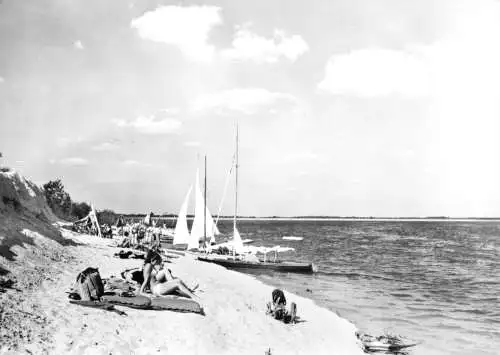 AK, Spremberg, Erholungszentrum Talsperre Spremberg, Westseite, 1970