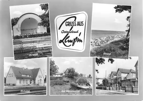 AK, Seebad Zempin auf Usedom, fünf Abb., gestaltet, 1967
