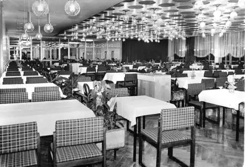 AK, Finsterbergen Thür. Wald, FDGB-Erholungsheim, Mehrzwecksaal, 1977