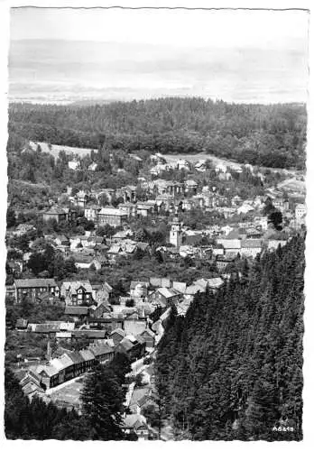 AK, Friedrichroda Thür. Wald, Teilansicht, 1958