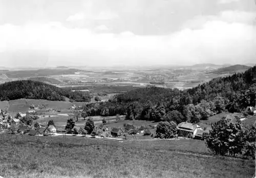 AK, Kurort Waltersdorf Zittauer Geb., mit Sonnebergbaude und Butterberg, 1964