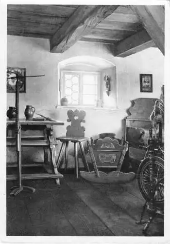 AK, Zittau, Stadtmuseum, Bauernstube, 1954