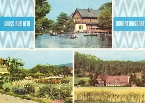 AK, Kurort Jonsdorf, 3 Abb., u.a. Jugendherberge, 1967