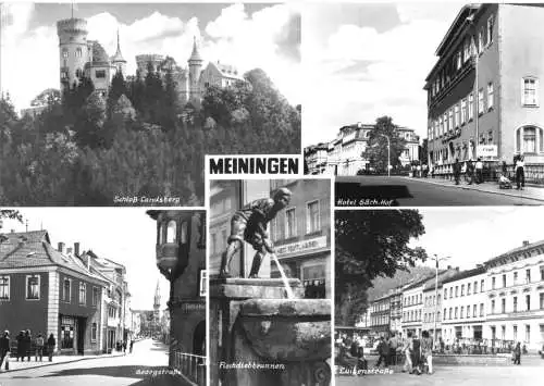 AK, Meiningen Thür., fünf Abb., 1984