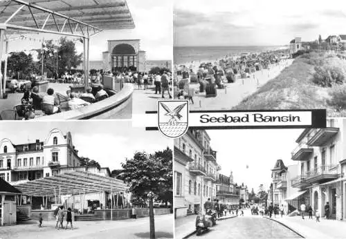 AK, Seebad Bansin auf Usedom, vier Abb., 1979