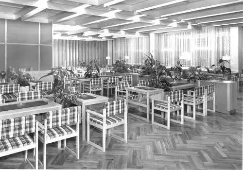 AK, Oberhof Thür. Wald, FDGB-Heim "Fritz Weineck", Restaurant, 1976
