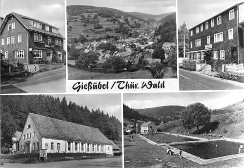 AK, Gießübel Thür. Wald, fünf Abb., 1986
