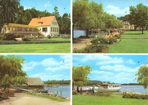 AK, Krakow am See, vier Abb., 1975