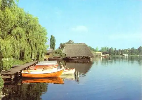 AK, Krakow am See, Partie am Krakower See, 1985