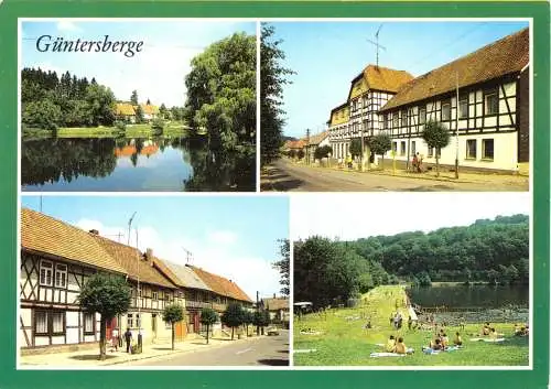 AK, Güntersberge Kr. Quedlinburg, vier Abb., 1989