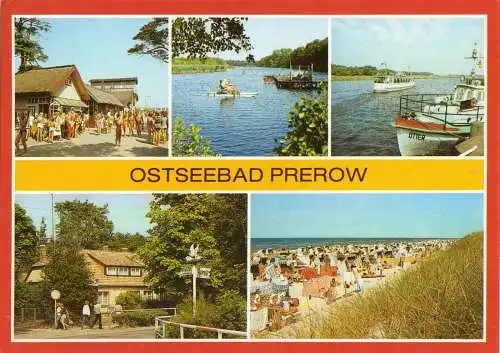 AK, Ostseebad Prerow Kr. Ribnitz-Damgarten, fünf Abb., 1989